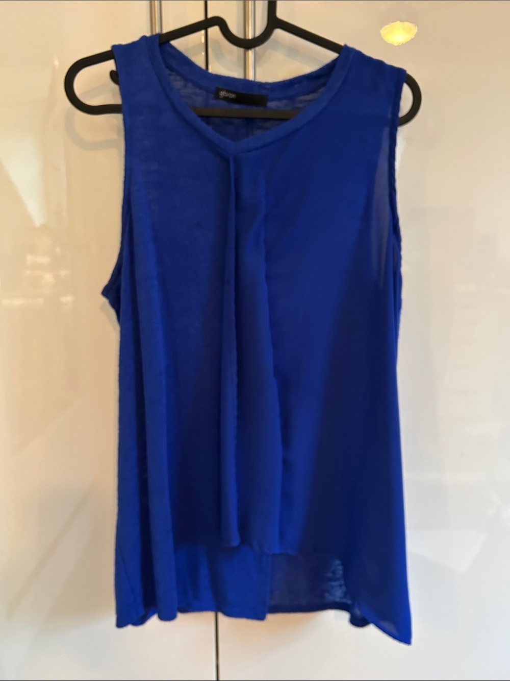 Sleeveless Blue Women’s Blouse